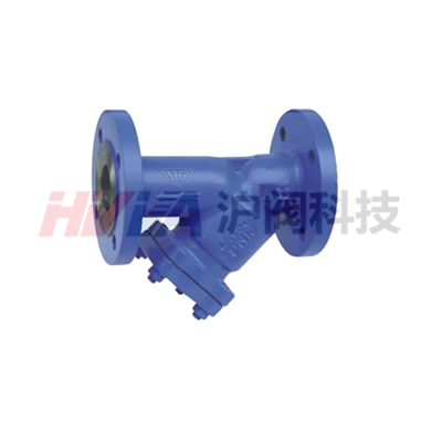 法兰连接铁制Y型过滤器