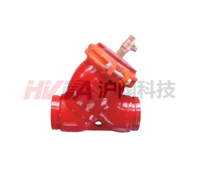沟槽式卡箍Y型过滤器